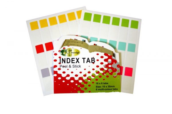 Index tabs